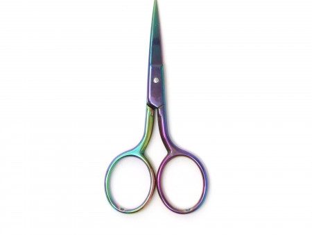 Rainbow Titanium Embroidery Scissors - 3.5 in For Sale