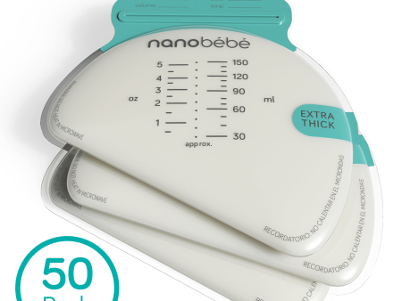 Breast Milk Storage Bag Refills by Nanobébé US on Sale