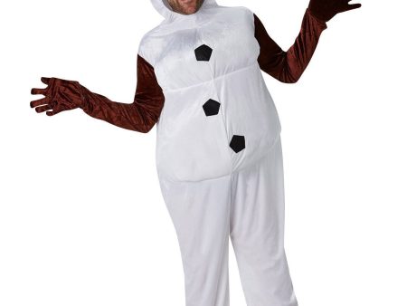 Olaf Frozen Deluxe Adult Costume Discount