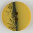 28mm 2-Hole Round Button - yellow For Discount