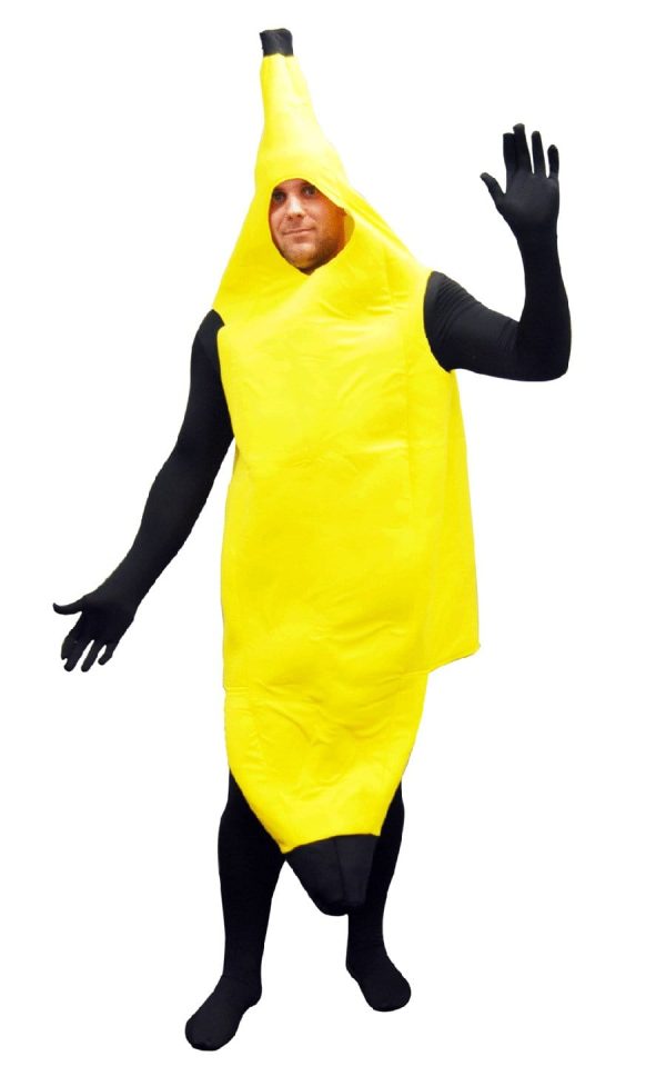 Banana Deluxe Adult Costume on Sale