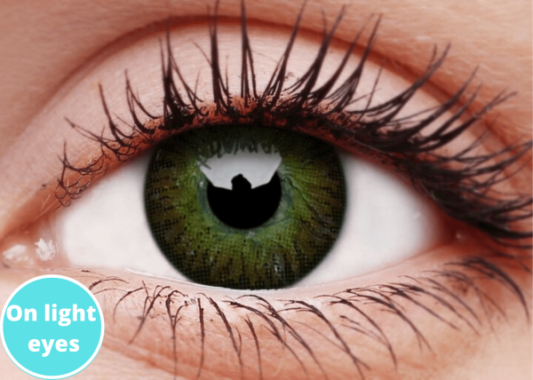 3 Tones Brown Coloured Contact Lenses Online