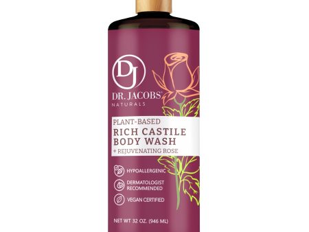 Rose Castile Body Wash by Dr. Jacobs Naturals Supply