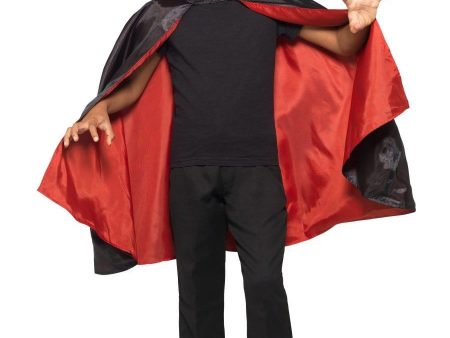 Vampire Reversible Cape for Kids Fashion