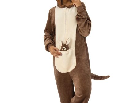 Kangaroo Furry Adult Costume Discount