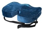 Bintiva Memory Foam Coccyx Cushion with Strap, Blue by Cheer Collection Online Sale