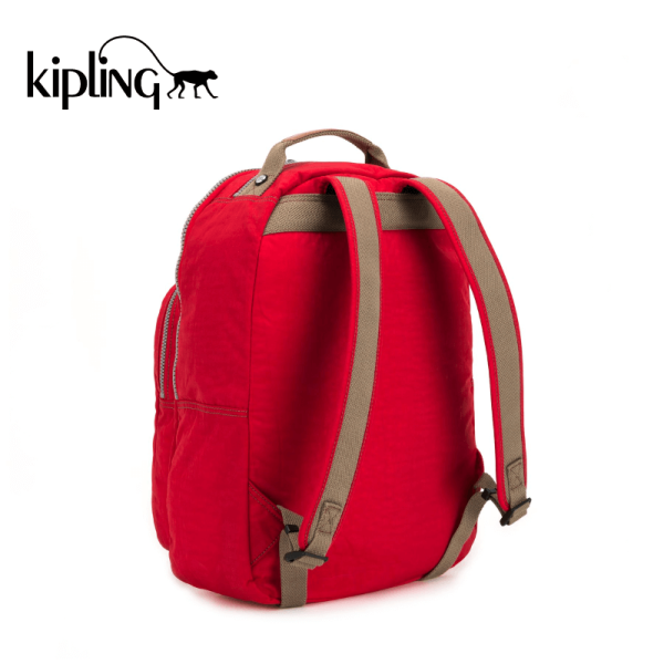 Kipling Clas Seoul Backpack - True Red C Online Hot Sale