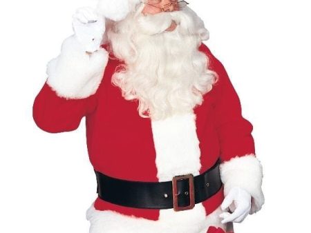 Santa Claus Suit Regency Plush Adult Costume on Sale