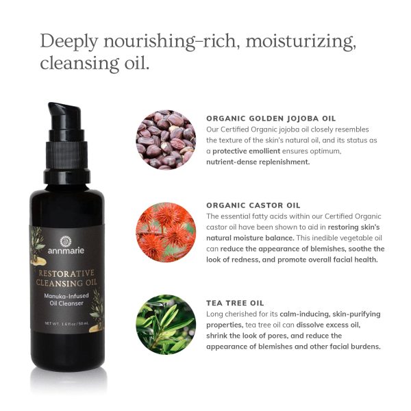 Restorative Cleansing Oil (50ml) By Annemarie Online Hot Sale