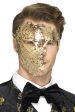 Deluxe Gold Metal Filigree Phantom Mask Discount