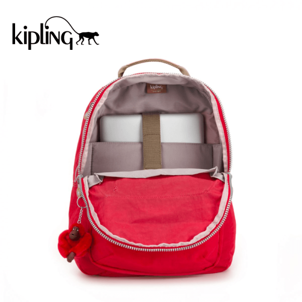 Kipling Clas Seoul Backpack - True Red C Online Hot Sale