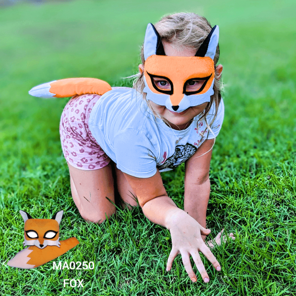 Fox Mask & Tail Children s Book Week Accessory Online Sale