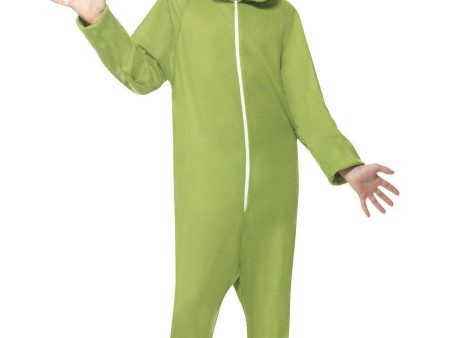 Alien Green Space Martian Fancy Dress Kids Costume Discount