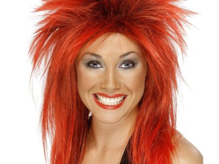 Rock Red Diva Wig Fashion