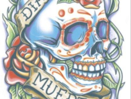 La Rosa Day of the Dead Temporary Tattoo on Sale