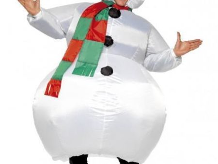 Snowman Inflatable Adult Christmas Costume Cheap