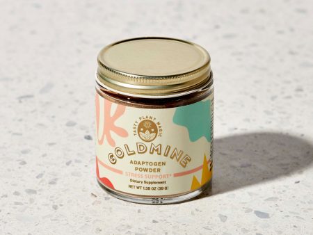 Adaptogen Stress Support Powder Jar by Goldmine Adaptogens Hot on Sale