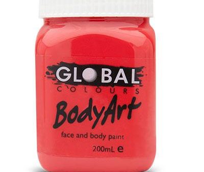 Brilliant Red Body and Face Paint For Cheap