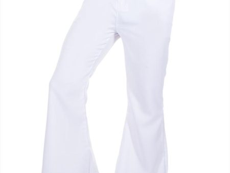 1970s White Flares for Men Online now