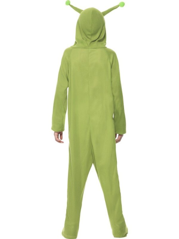 Alien Green Space Martian Fancy Dress Kids Costume Discount