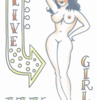 Pin Up Girl Temporary Tattoo Girlfriend Realistic Transfer For Cheap