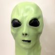 Alien Big Eye UFO Latex Mask Glow In The Dark Online now