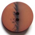 28mm 2-Hole Round Button - orange-brown Sale