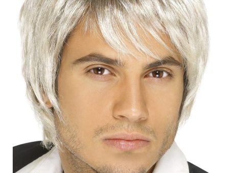 Boy Band Wig Blond & Brown Online now