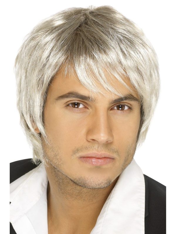 Boy Band Wig Blond & Brown Online now