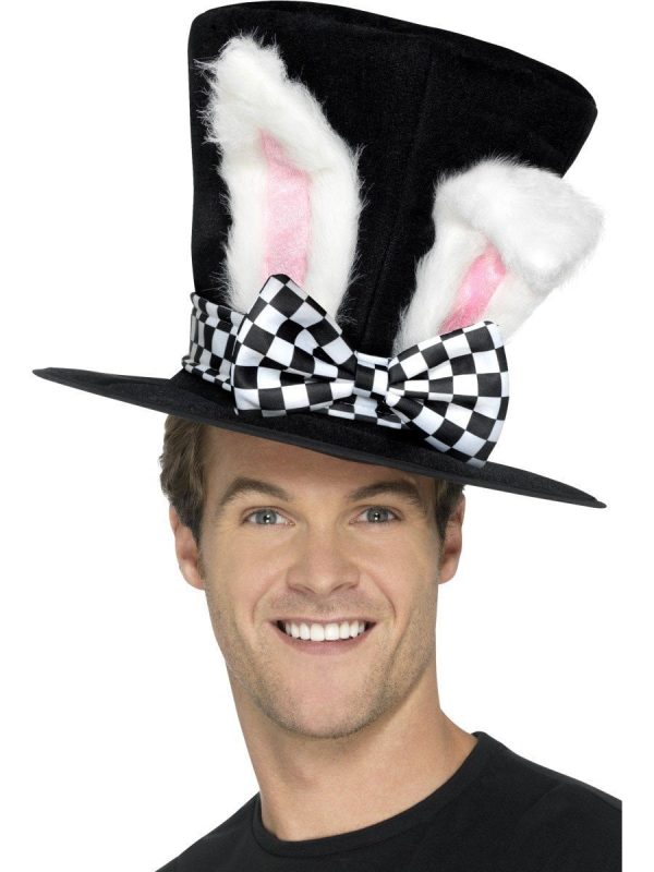 March Hare Tea Party Top Hat with Bunny Ears Online now