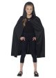 Medieval Cape Black Hooded for Children Sale