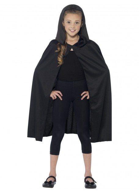 Medieval Cape Black Hooded for Children Sale