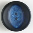 34mm 2-Hole Round Button - navy Supply