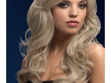 Nicole Silver Blonde Heat Resistant Accessory Wig For Cheap