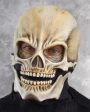 Skeleton Head Latex Face Mask with Moving Mouth Online Hot Sale