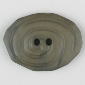 30mm 2-Hole Oval Button - gray-brown For Sale