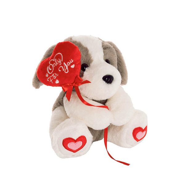 Puppy Harrold w Only For You Heart Plush Toy Cream (21cmST) Fashion