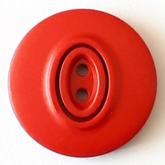 25mm 2-Hole Round Button - red Online now