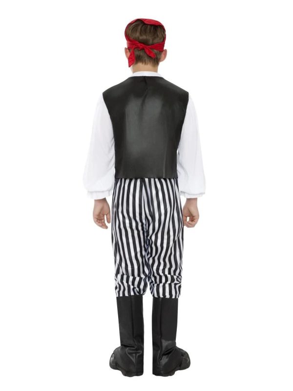 Pirate Captain Boys Costume For Cheap