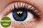 Cool Blue Coloured Contact Lenses Hot on Sale