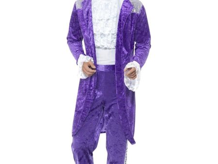 1980s Purple Musician Costume Fashion