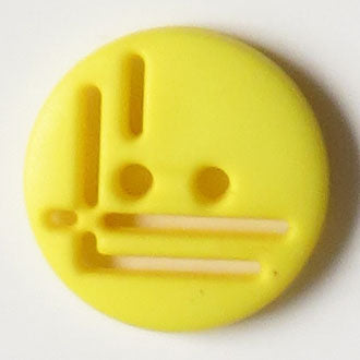 14mm 2-Hole Round Button - yellow For Cheap