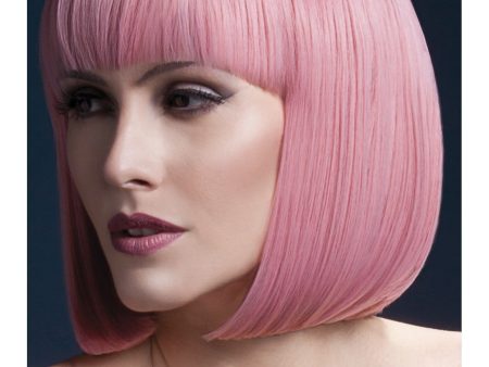 Elise Pastel Pink Heat Resistant Accessory Wig For Cheap