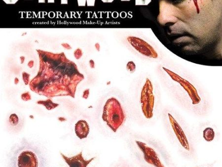 Shot & Stabbed Temporary Tattoos Online now