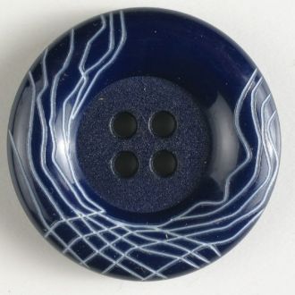 28mm 4-Hole Round Button - navy on Sale