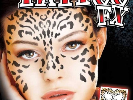 Cheetah Face Temporary Stick On Tattoo For Cheap