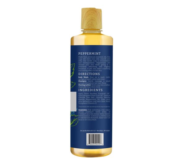 Peppermint Castile Body Wash by Dr. Jacobs Naturals Cheap