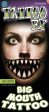 Cheshire Big Mouth Temporary Halloween Face Tattoo on Sale