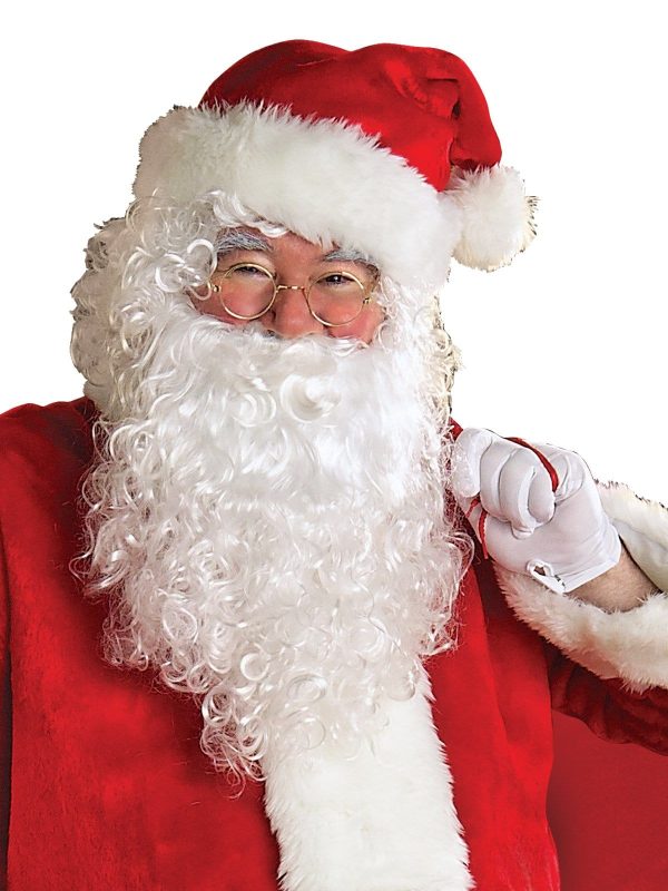 Santa Claus Suit Regency Plush Adult Costume on Sale