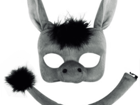 Donkey Mask & Tail Children s Book Week Accessory Sale